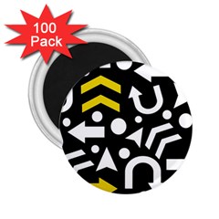 Right Direction - Yellow 2 25  Magnets (100 Pack) 