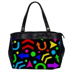 Right Direction - Colorful Office Handbags by Valentinaart