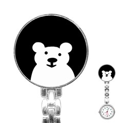 Cute Bear Watch Stainless Steel Nurses Watch by 4893826953