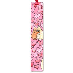 Cat Love Valentine Large Book Marks by BubbSnugg