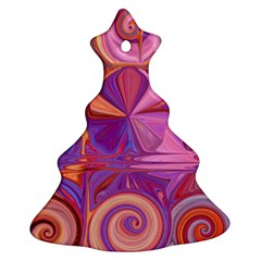 Candy Abstract Pink, Purple, Orange Ornament (Christmas Tree)