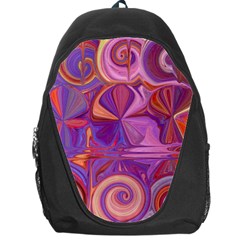 Candy Abstract Pink, Purple, Orange Backpack Bag