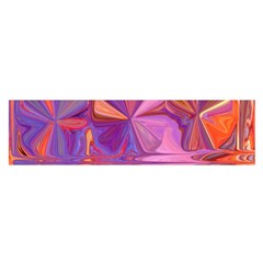 Candy Abstract Pink, Purple, Orange Satin Scarf (oblong)