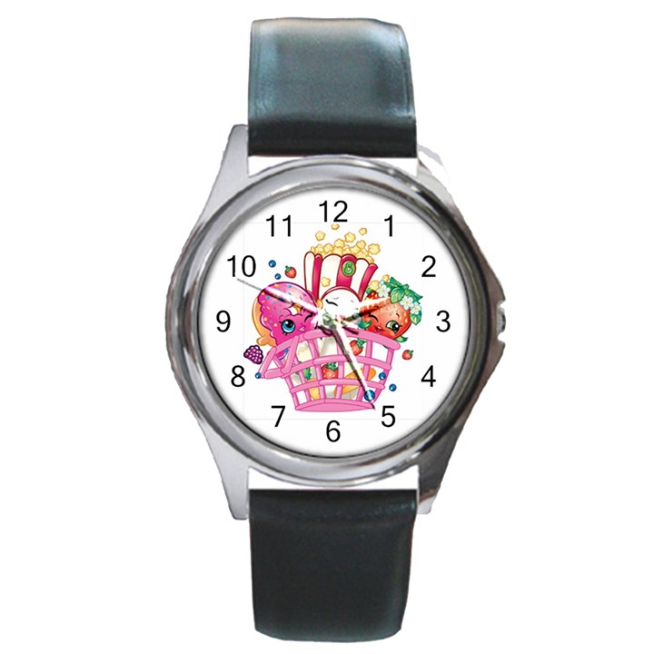 Shopkin4 Round Metal Watch