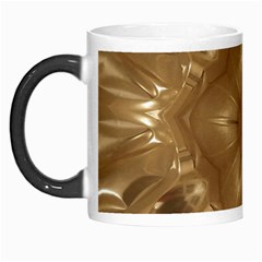 Elegant Gold Brown Kaleidoscope Star Morph Mugs by yoursparklingshop