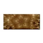 Elegant Gold Brown Kaleidoscope Star Cosmetic Storage Cases Front