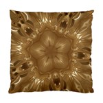 Elegant Gold Brown Kaleidoscope Star Standard Cushion Case (Two Sides) Front