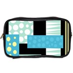 Blue collage Toiletries Bags 2-Side Back