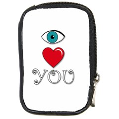 I Love You Compact Camera Cases by Valentinaart