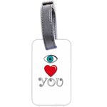 I love you Luggage Tags (One Side)  Front