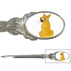 Yellow Cat Letter Openers by Valentinaart