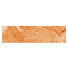 Rose Gold Marble Stone Print Satin Scarf (oblong) by Dushan