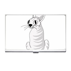 White Cat  Business Card Holders