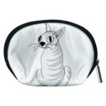 White cat  Accessory Pouches (Medium)  Back