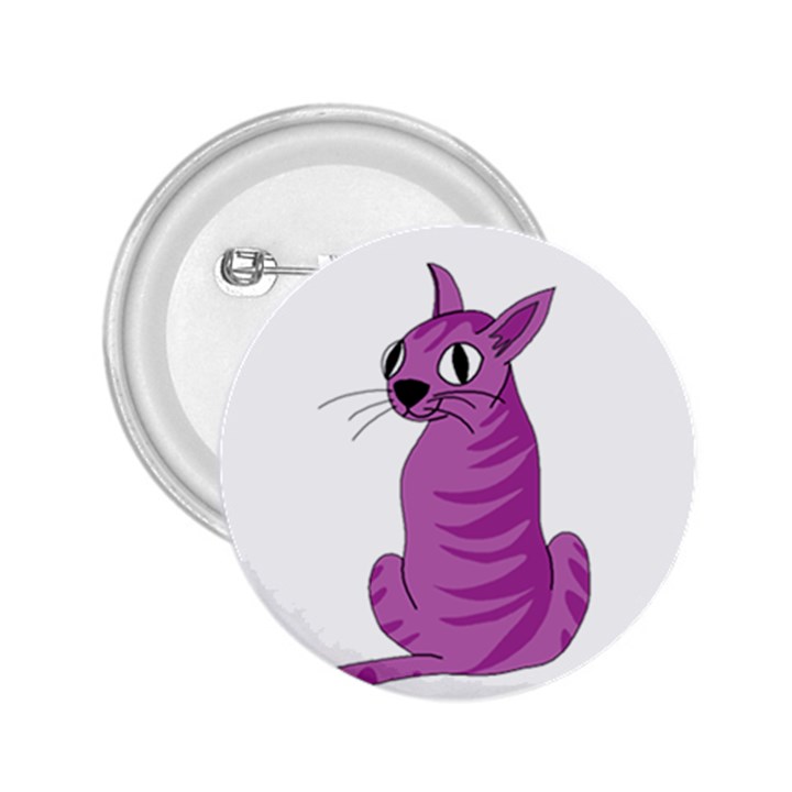 Purple cat 2.25  Buttons