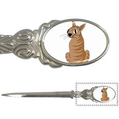 Brown Cat Letter Openers by Valentinaart