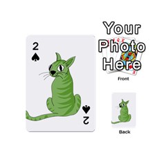 Green Cat Playing Cards 54 (mini) 