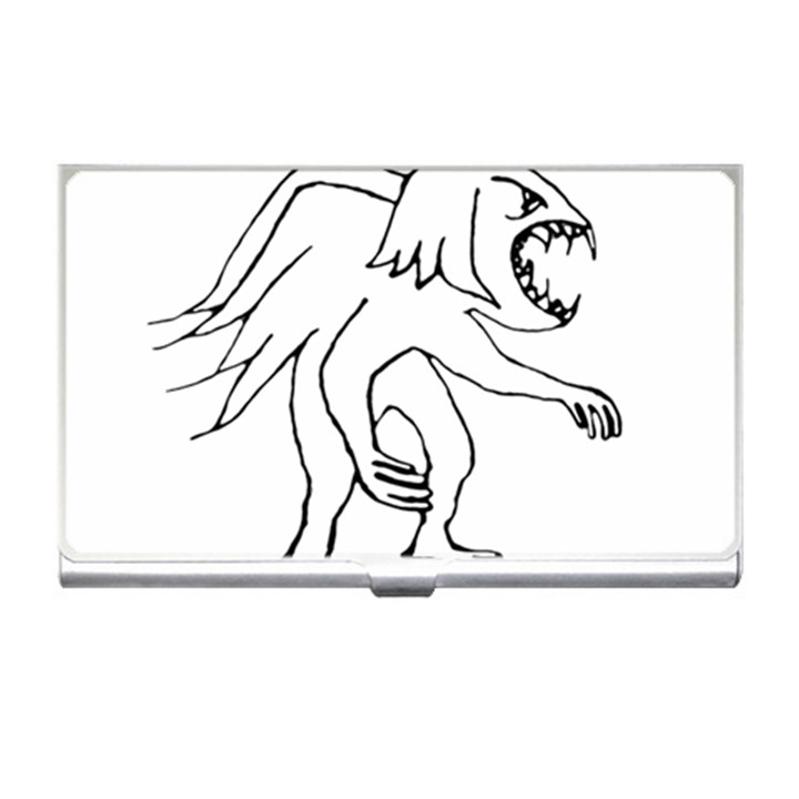 Monster Bird Drawing Business Card Holders