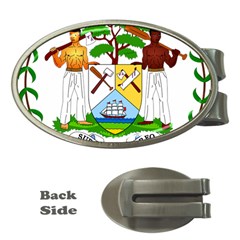 Coat Of Arms Of Belize Money Clips (oval)  by abbeyz71