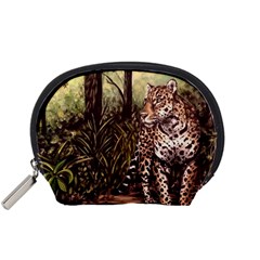 Jaguar In The Jungle Accessory Pouches (small)  by ArtByThree