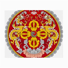 National Emblem Of Bhutan Small Glasses Cloth (2-side) by abbeyz71