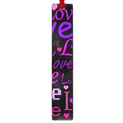 Love Pattern 2 Large Book Marks by Valentinaart