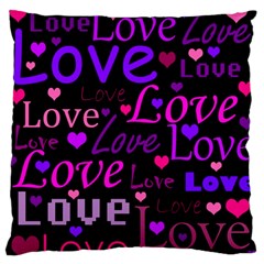 Love Pattern 2 Standard Flano Cushion Case (one Side) by Valentinaart