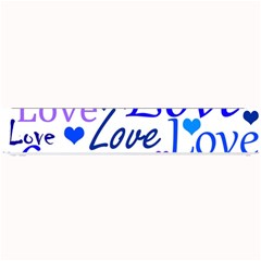 Blue And Purple Love Pattern Small Bar Mats