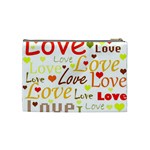 Valentine s day pattern Cosmetic Bag (Medium)  Back