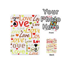 Valentine s Day Pattern Playing Cards 54 (mini) 