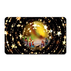 Christmas Crib Virgin Mary Joseph Jesus Christ Three Kings Baby Infant Jesus 4000 Magnet (rectangular)