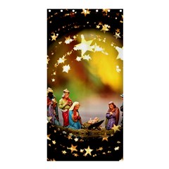 Christmas Crib Virgin Mary Joseph Jesus Christ Three Kings Baby Infant Jesus 4000 Shower Curtain 36  X 72  (stall)  by yoursparklingshop