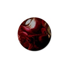 Dark Red Candlelight Candles Golf Ball Marker (10 Pack) by yoursparklingshop