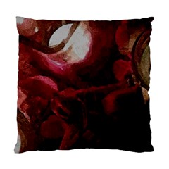 Dark Red Candlelight Candles Standard Cushion Case (one Side)