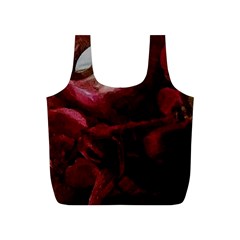 Dark Red Candlelight Candles Full Print Recycle Bags (s)  by yoursparklingshop