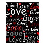 Red Love pattern Shower Curtain 60  x 72  (Medium)  60 x72  Curtain