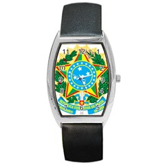 Coat Of Arms Of Brazil, 1968-1971 Barrel Style Metal Watch