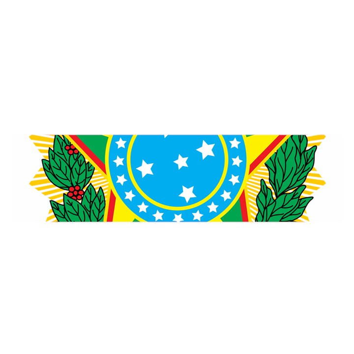 Coat of Arms of Brazil, 1968-1971 Satin Scarf (Oblong)