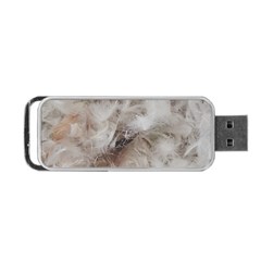 Down Comforter Feathers Goose Duck Feather Photography Portable Usb Flash (one Side) by yoursparklingshop