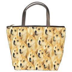 Face Cute Dog Bucket Bags