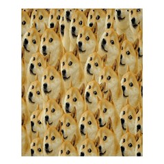 Face Cute Dog Shower Curtain 60  x 72  (Medium) 