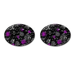 Purple mind Cufflinks (Oval)