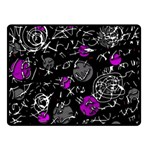 Purple mind Double Sided Fleece Blanket (Small)  45 x34  Blanket Back