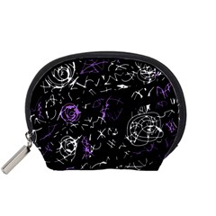 Abstract Mind - Purple Accessory Pouches (small)  by Valentinaart
