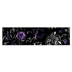 Abstract Mind - Purple Satin Scarf (oblong)