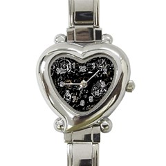 Abstract Mind - Brown Heart Italian Charm Watch by Valentinaart
