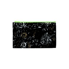 Abstract Mind - Brown Cosmetic Bag (xs)