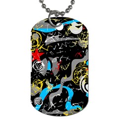 Confusion 2 Dog Tag (one Side) by Valentinaart