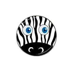 Blue Eye Zebra Hat Clip Ball Marker (4 Pack) by Valentinaart