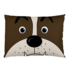 Bulldog Face Pillow Case (two Sides)